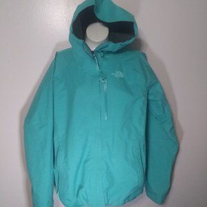 Teal The North Face Women's Raincoat Size Med.